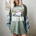 Dugout Mom Baseball Mommy Baseball Mother's Day Women's Comfort Colors T-Shirt Berry Dugout Mom Baseball Mommy Baseball Mother's Day Women's Comfort Colors T-Shirt Berry