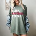 Eat Sleep Baseball Repeat Baseball Player Women's Comfort Colors T-Shirt Berry Eat Sleep Baseball Repeat Baseball Player Women's Comfort Colors T-Shirt Berry