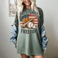 Faith Family Freedom Patriotic Christian Baseball Game Day Women's Comfort Colors T-Shirt Berry Faith Family Freedom Patriotic Christian Baseball Game Day Women's Comfort Colors T-Shirt Berry