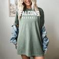 Falcons Baseball Inspired Women's Comfort Colors T-Shirt Berry Falcons Baseball Inspired Women's Comfort Colors T-Shirt Berry