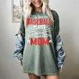 My Favorite Baseball Player Calls Me Mom Baseball Moms Women's Comfort Colors T-Shirt Berry
