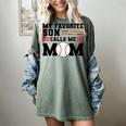 My Favorite Son Calls Me Mom Baseball Mom Women's Comfort Colors T-Shirt Berry My Favorite Son Calls Me Mom Baseball Mom Women's Comfort Colors T-Shirt Berry