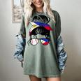 Filipina Baseball Mom Philippines Flag Baseball Girl Women's Comfort Colors T-Shirt Berry