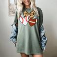 Football Baseball Heart Football Baseball Mom Women's Comfort Colors T-Shirt Berry Football Baseball Heart Football Baseball Mom Women's Comfort Colors T-Shirt Berry