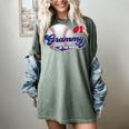Grammy Rookie Of Year 1st Birthday Baseball Theme Matching Women's Comfort Colors T-Shirt Berry