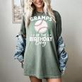 Gramps Of The Birthday Boy Baseball Player Birthday Women's Comfort Colors T-Shirt Berry Gramps Of The Birthday Boy Baseball Player Birthday Women's Comfort Colors T-Shirt Berry