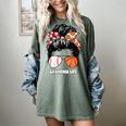Grandma Life Basketball And Baseball Mom Funny Women's Comfort Colors T-Shirt Berry