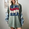 Groovy In My Baseball Mom Era Baseball Mama Mother's Day Women's Comfort Colors T-Shirt Berry