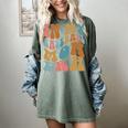 Groovy In My Baseball Mom Era Softball Game Day Women's Comfort Colors T-Shirt Berry