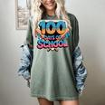 Happy 100 Days Of School Baseball Drip For Kids Teachers Women's Comfort Colors T-Shirt Berry
