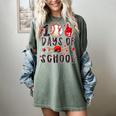 Happy 100 Days Of School Baseball Girls Coquette Bow Teacher Women's Comfort Colors T-Shirt Berry Happy 100 Days Of School Baseball Girls Coquette Bow Teacher Women's Comfort Colors T-Shirt Berry