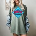 HBCU Swing For Greatness Baseball Softball College Apparel Women's Comfort Colors T-Shirt Berry