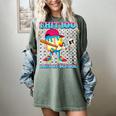 I Hit 100 Days Of School 67 Drip Baseball Boys Kids Women's Comfort Colors T-Shirt Berry