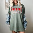 Home Plate Social Club Softball Season Baseball Mom Premium Women's Comfort Colors T-Shirt Berry