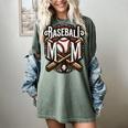 Home Run Baseball Mom Women's Comfort Colors T-Shirt Berry