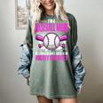 I'm A Baseball Mom Baseball Pitcher Catcher Baseball Player Women's Comfort Colors T-Shirt Berry