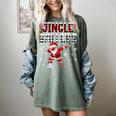 Jingle Ballers Plaid Santa Dabbing Baseball Christmas Women's Comfort Colors T-Shirt Berry Jingle Ballers Plaid Santa Dabbing Baseball Christmas Women's Comfort Colors T-Shirt Berry