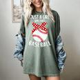 Just A Girl Who Loves Baseball Cute Retro Baseball Lover Women's Comfort Colors T-Shirt Berry