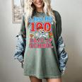 I Just Hit 100 Days Of School Baseball 100th Day Boys Kids Women's Comfort Colors T-Shirt Berry