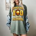 I Just Hit 100 Days Of School Baseball Boys Kids 100th Day Women's Comfort Colors T-Shirt Berry I Just Hit 100 Days Of School Baseball Boys Kids 100th Day Women's Comfort Colors T-Shirt Berry