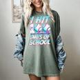 Kids 100 Days Of School 100th Day Baseball Ice Cream Drip Women's Comfort Colors T-Shirt Berry