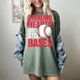 Kids Stealing Hearts Like I Steal Bases Cute Baseball Boys Women's Comfort Colors T-Shirt Berry Kids Stealing Hearts Like I Steal Bases Cute Baseball Boys Women's Comfort Colors T-Shirt Berry