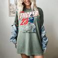 Kyle Tucker Los Angeles D Baseball Players MLBKYT204M Women's Comfort Colors T-Shirt Berry