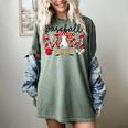 Leopard Baseball Mom Game Day Vibes Mother's Day Women's Comfort Colors T-Shirt Berry Leopard Baseball Mom Game Day Vibes Mother's Day Women's Comfort Colors T-Shirt Berry