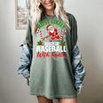 Most Likely To Play Baseball With Santa Christmas Pajamas Women's Comfort Colors T-Shirt Berry