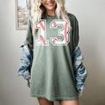 Lucky Number 13 Baseball Mom Baseball Number 13 Lucky 13 Women's Comfort Colors T-Shirt Berry