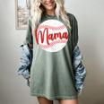 Mama Baseball Mom Women's Comfort Colors T-Shirt Berry