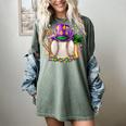 Mardi Gras Baseball Jester Hat Fleur De Lis Boys Girls Kids Women's Comfort Colors T-Shirt Berry