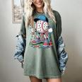 Melting Slime Sprinkle Baseball Mascot With Bat Women's Comfort Colors T-Shirt Berry Melting Slime Sprinkle Baseball Mascot With Bat Women's Comfort Colors T-Shirt Berry