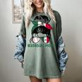 Mexico Baseball Mom Messy Bun Women's Comfort Colors T-Shirt Berry