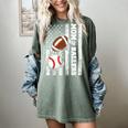 Mom Of Ballers USA Flag Football Baseball Mom Women's Comfort Colors T-Shirt Berry