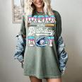 Mom Of The Birthday Boy Baseball Ice Cream Drip Matching Women's Comfort Colors T-Shirt Berry Mom Of The Birthday Boy Baseball Ice Cream Drip Matching Women's Comfort Colors T-Shirt Berry