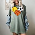 Mom Sports Heart Soccer Basketball Baseball Softball Women's Comfort Colors T-Shirt Berry Mom Sports Heart Soccer Basketball Baseball Softball Women's Comfort Colors T-Shirt Berry
