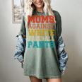 Moms Against Baseball Pants Baseball Mom Mother Women's Comfort Colors T-Shirt Berry