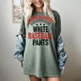 Moms Against Baseball Pants Season Baseball Mom Women's Comfort Colors T-Shirt Berry