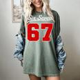 Number 67 Numbered Six Seven Baseball Jersey Style Team 67 Women's Comfort Colors T-Shirt Berry Number 67 Numbered Six Seven Baseball Jersey Style Team 67 Women's Comfort Colors T-Shirt Berry
