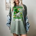 One Lucky Baseball Mom St Patricks Day One Lucky Mom Women Women's Comfort Colors T-Shirt Berry