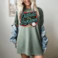 Outfield On Lockdown Baseball Defense Sports Women's Comfort Colors T-Shirt Berry