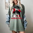 Peru Baseball Mom Messy Bun Women's Comfort Colors T-Shirt Berry Peru Baseball Mom Messy Bun Women's Comfort Colors T-Shirt Berry