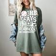 He Plays She Dances Mom Of Both Dancing And Baseball Mom Women's Comfort Colors T-Shirt Berry He Plays She Dances Mom Of Both Dancing And Baseball Mom Women's Comfort Colors T-Shirt Berry