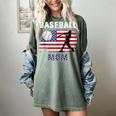 Proud Baseball MOM USA American Flag Family Game Day Women's Comfort Colors T-Shirt Berry Proud Baseball MOM USA American Flag Family Game Day Women's Comfort Colors T-Shirt Berry