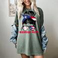Puerto Rico Baseball Mom Messy Bun Boricua Women's Comfort Colors T-Shirt Berry Puerto Rico Baseball Mom Messy Bun Boricua Women's Comfort Colors T-Shirt Berry
