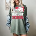 Retro 100 Days Of School Baseball Teacher Student 100 Days Women's Comfort Colors T-Shirt Berry Retro 100 Days Of School Baseball Teacher Student 100 Days Women's Comfort Colors T-Shirt Berry