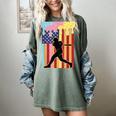 Retro Baseball Drip Boys Ice Cream Patriotic American Flag Women's Comfort Colors T-Shirt Berry Retro Baseball Drip Boys Ice Cream Patriotic American Flag Women's Comfort Colors T-Shirt Berry