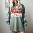 Retro Coffee Baseball Mama Mother's Day Baseball Mom Women's Comfort Colors T-Shirt Berry