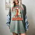 Retro Just Here For The Hotdogs Baseball Mom Sport Lover Women's Comfort Colors T-Shirt Berry